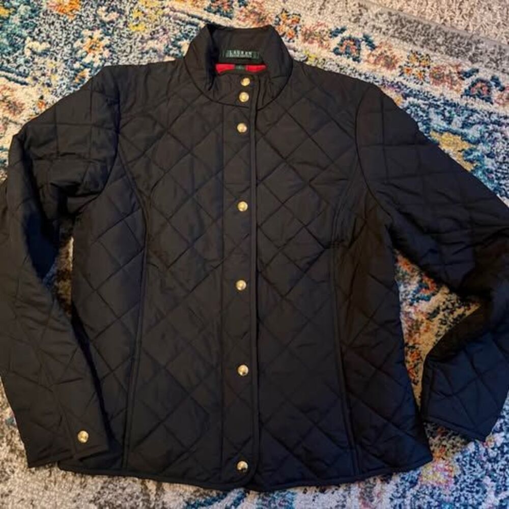 Women quilted Ralph Lauren jacket size large